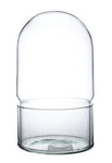 Huevo terrario de cristal W-608+W-609 H:25cm D:14cm Sin agujero