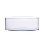 Glass cylinder bowl H:7cm D:15cm M-2