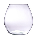 Jarrón bola de cristal reciclado W-639 H:25cm P:25cm