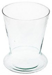 Glass vase W-177 H:20cm D:16,6cm