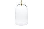 Glass dome W-315E1+rope H:40cm D:19cm