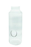 Jarrón de cristal W-395L+agujero lateral H:50cm P:19cm
