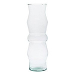 Glass vase  W-370 H:38cm D:12,8cm