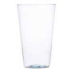 Glass vase W-96R H:19cm D:9cm