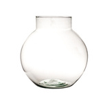 Glass vase W-503B H:23,5cm D:23cm