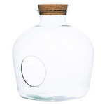 Glass terrarium W-480B+side hole+cork H:30cm D:29cm