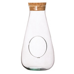 Terrario W-563+corcho + agujero lateral H: 38cm D: 25cm