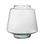 Glass vase candle holder W-757 H:13cm D:13cm