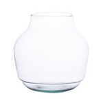 Jarrón jarrón de cristal W-456A1 A:19cm P:19cm