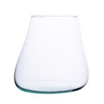 Terrario de vidrio fundido soplado a mano 12-13cm fondo plano