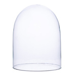 Glass dome W-573A H:30cm D:24cm with side hole