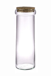 Glass terrarium + cork  W-648 H:44,5cm D:15cm