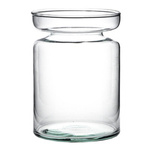 Glass vase W-703 H:14cm D:10cm