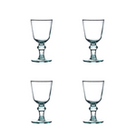 Glass 1182 set of 4 H:15,5cm, D:8,4cm