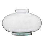 Jarrón de cristal W-751 H:14,5 cm P:23 cm