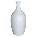 Tall bottle vase white W-259 H:45cm D:23cm
