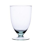 Glass stemmed vase WD-5 H:17,5cm D:12cm