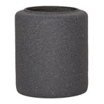 Glass jar vase H:17cm D:14,5cm WM-C001 LOFTI grey glitter