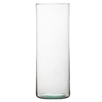 Glass cylinder vase H:40cm D:11cm