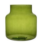 Jarrón de cristal W-395C A:20cm P:19cm