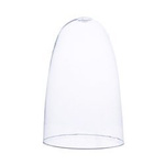 Glass dome W-542A H:20cm D:12,5cm side hole