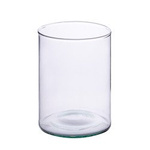 Glass cylinder vase H:20cm D:12,5cm