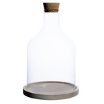 Terrario de cristal 2x corte W-583A+escritorio+corcho H:33cm P:21cm