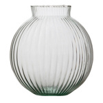 Glass ball vase W-487 H:18cm D:17cm
