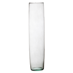 Glass vase W-213C slant H:40cm D:13,5cm