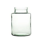 Glass jar vase H:25cm D:17cm WM-P003