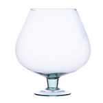 Glass cognac vase KK-2 H:24,5cm D:22cm