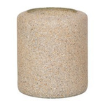 Glass jar vase H:17cm D:14,5cm WMP-001 LOFTI sand