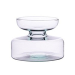 Jarrón de cristal WL-91 H:10cm P:13cm