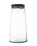 Glass terrarium W-667 H:30cm D:16cm + bark cork