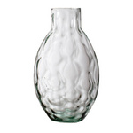 Flower glass vase W-615D peacock's eye H:38cm D:22cm