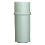 Jarrón decorativo W-628 negro mate H: 40cm P: 12cm