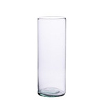 Glass cylinder vase H:40cm D:19cm