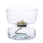 Glass flowerpot WL-100+WL-101 H:22cm D:24cm