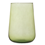 Drop glass vase WL-111A Sage 16-0421 H: 19cm D: 13cm