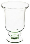 Stemmed glass vase W-189 H:30cm