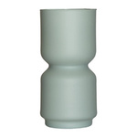 Glass vase W-707 green mat H:25cm D:12cm