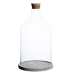 Terrario de cristal 2x corte W-583B+escritorio+corcho H:43cm D:24cm